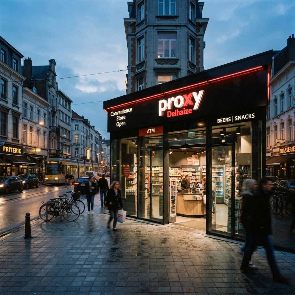 EDAM Express storefront in Brussels