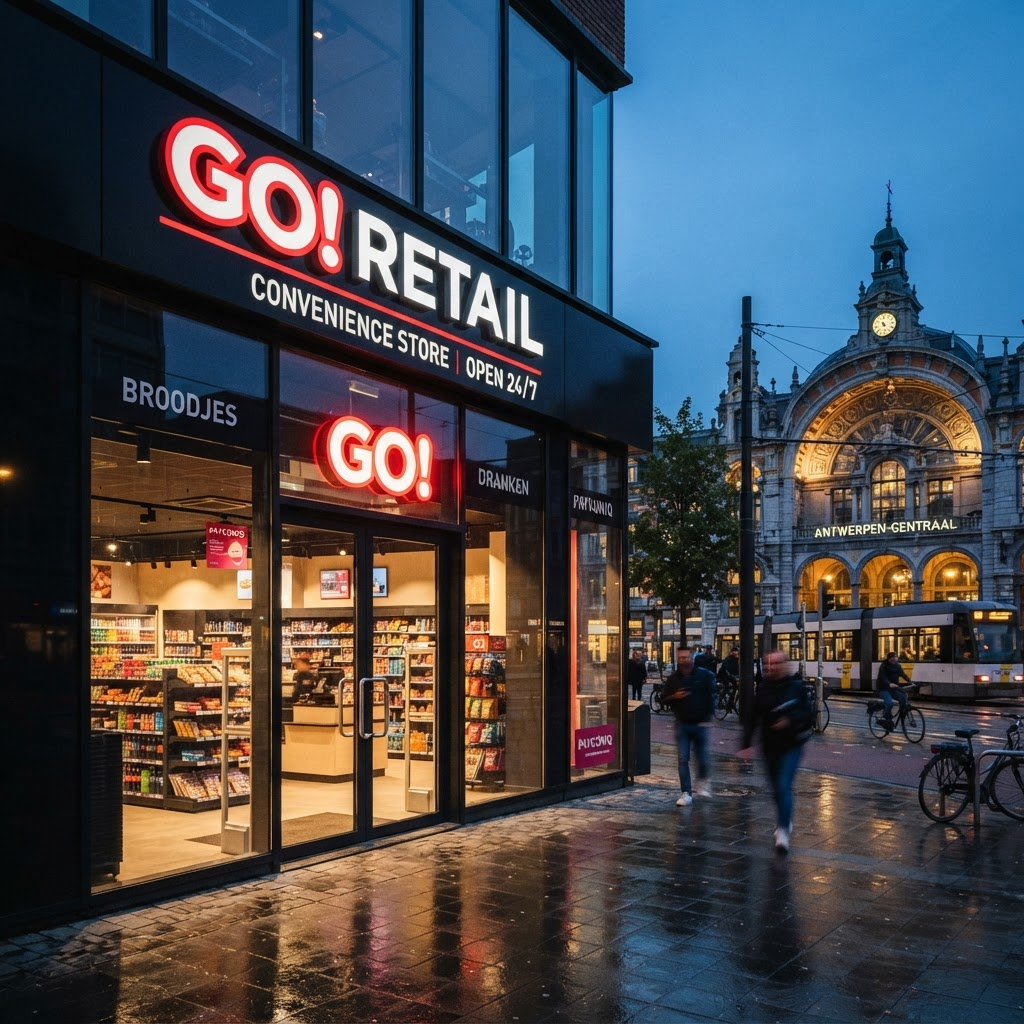 EDAM Express storefront in Antwerp